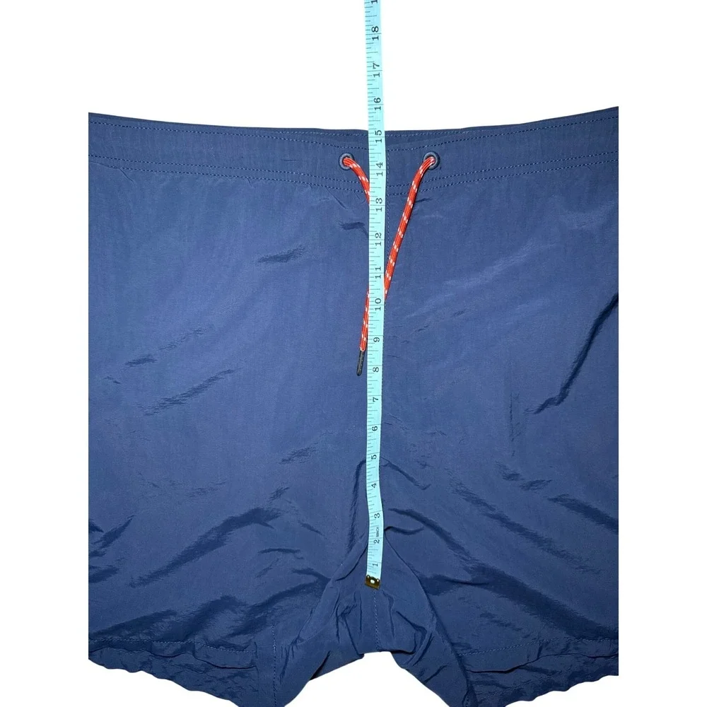 Tommy Bahama Relax Swim Trunks Men Size 4XB Navy Blue Mesh Lined Drawstring Logo